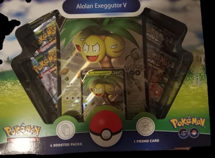 Pokemon Go Alolan Exeggutor V Box collection box