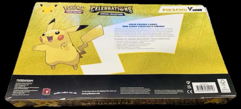 Celebrations Special Collectionpikachu V Union collection box