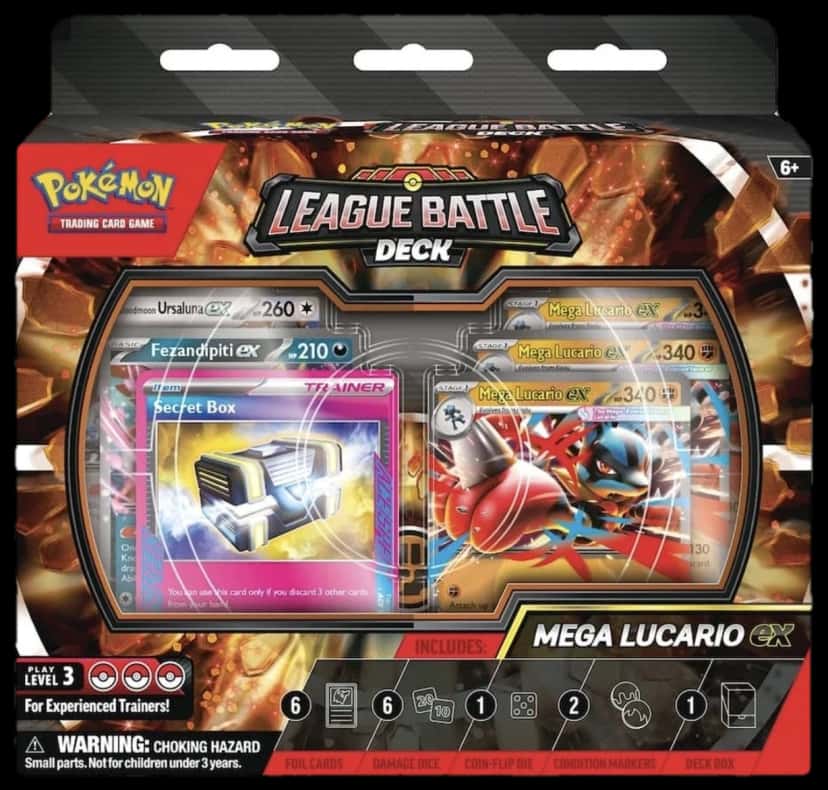 Evolutions Mega Lucario League Battle Deck deck