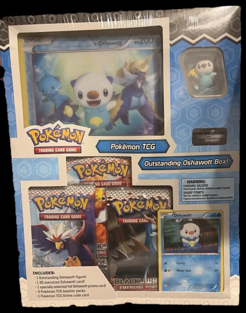 Black & White Outstanding Oshawott Box collection box
