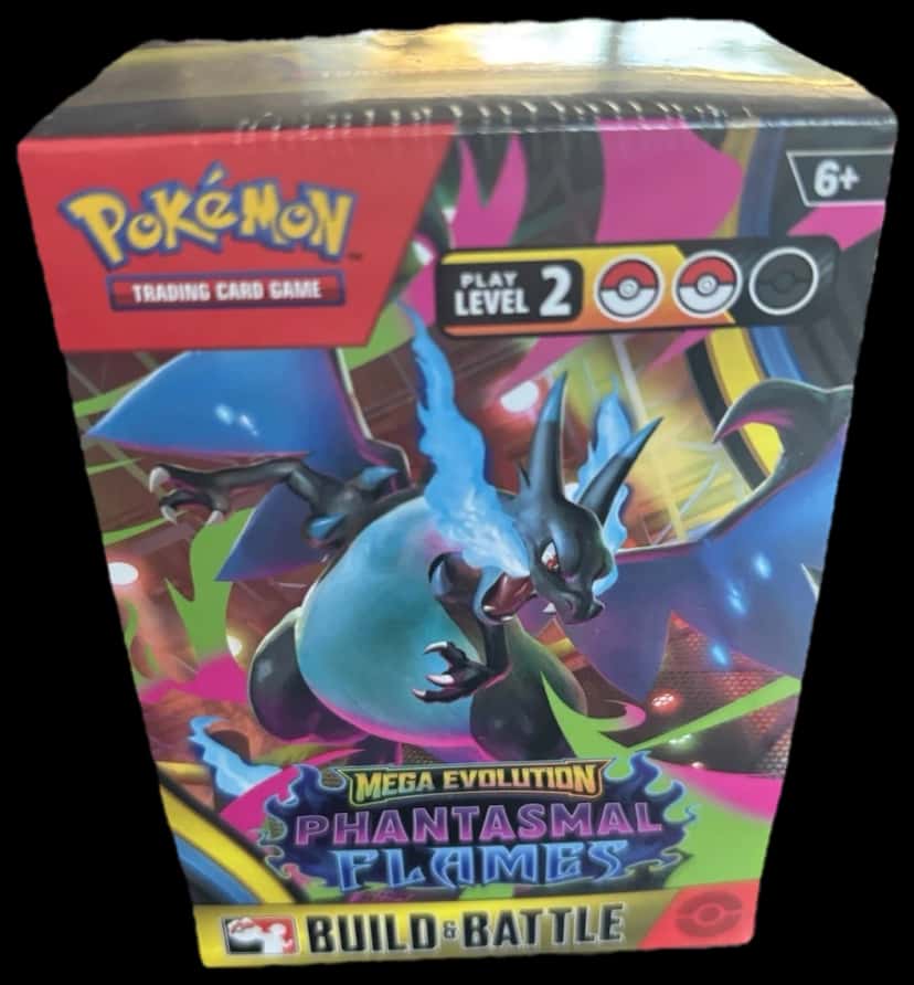 Mega Evolution Phantasmal Flames Build & Battle Box collection box