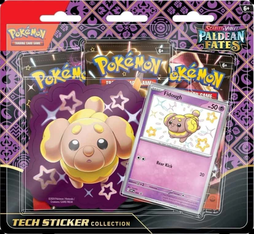 Paldean Fates Tech Sticker Collection Case collection box