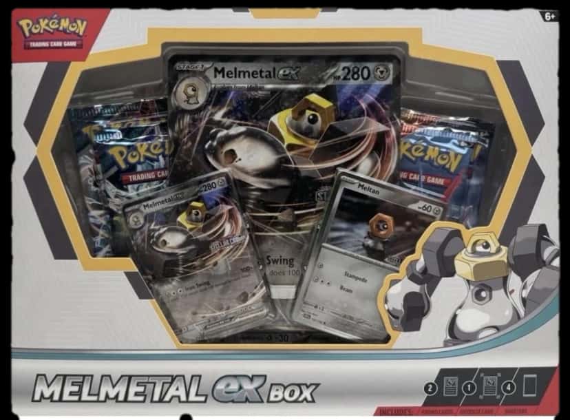 Scarlet & Violet Melmetal Box collection box