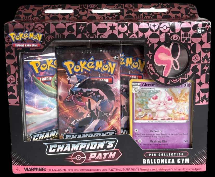 Champions Path Pin Collection Ballonlea Gym collection box