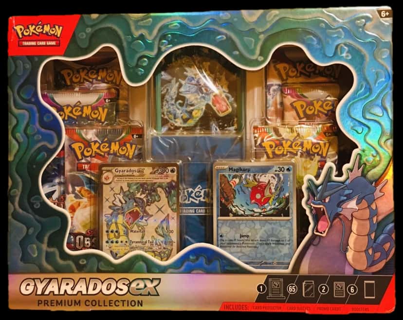 Scarlet & Violet Gyarados Premium Collection collection box