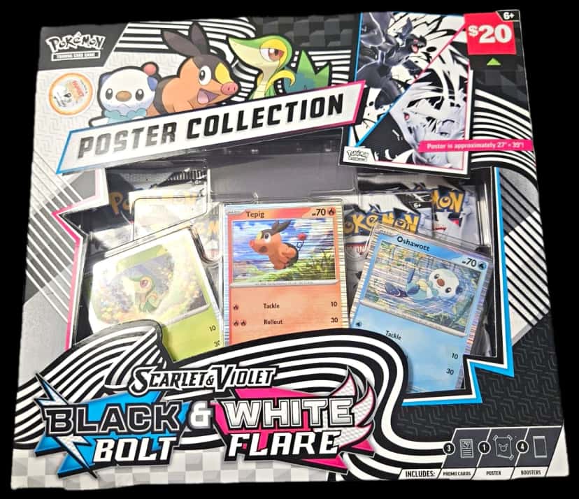 White Flare Boltflare Poster Collection collection box