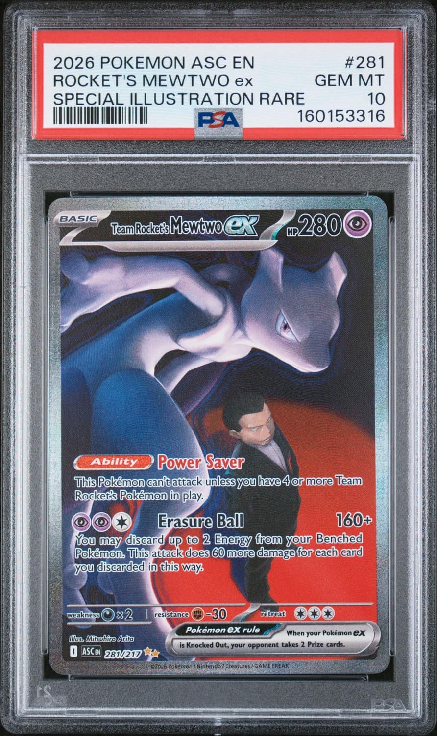 Rocket'S Mewtwo Ex