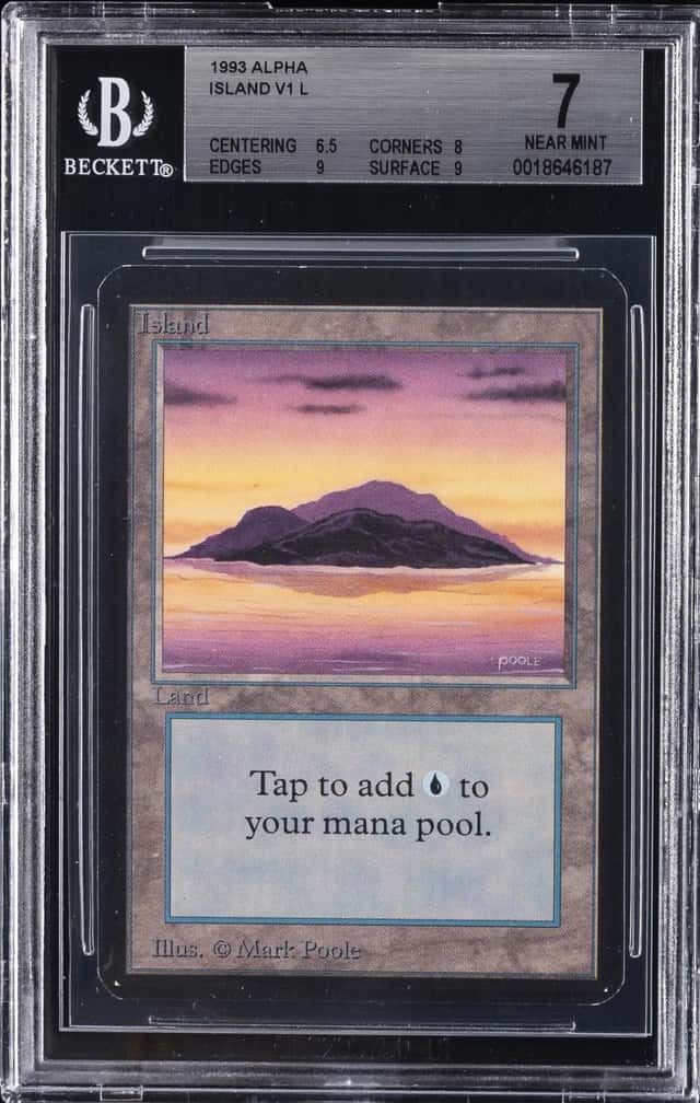 Island (Orange/Yellow Sky)