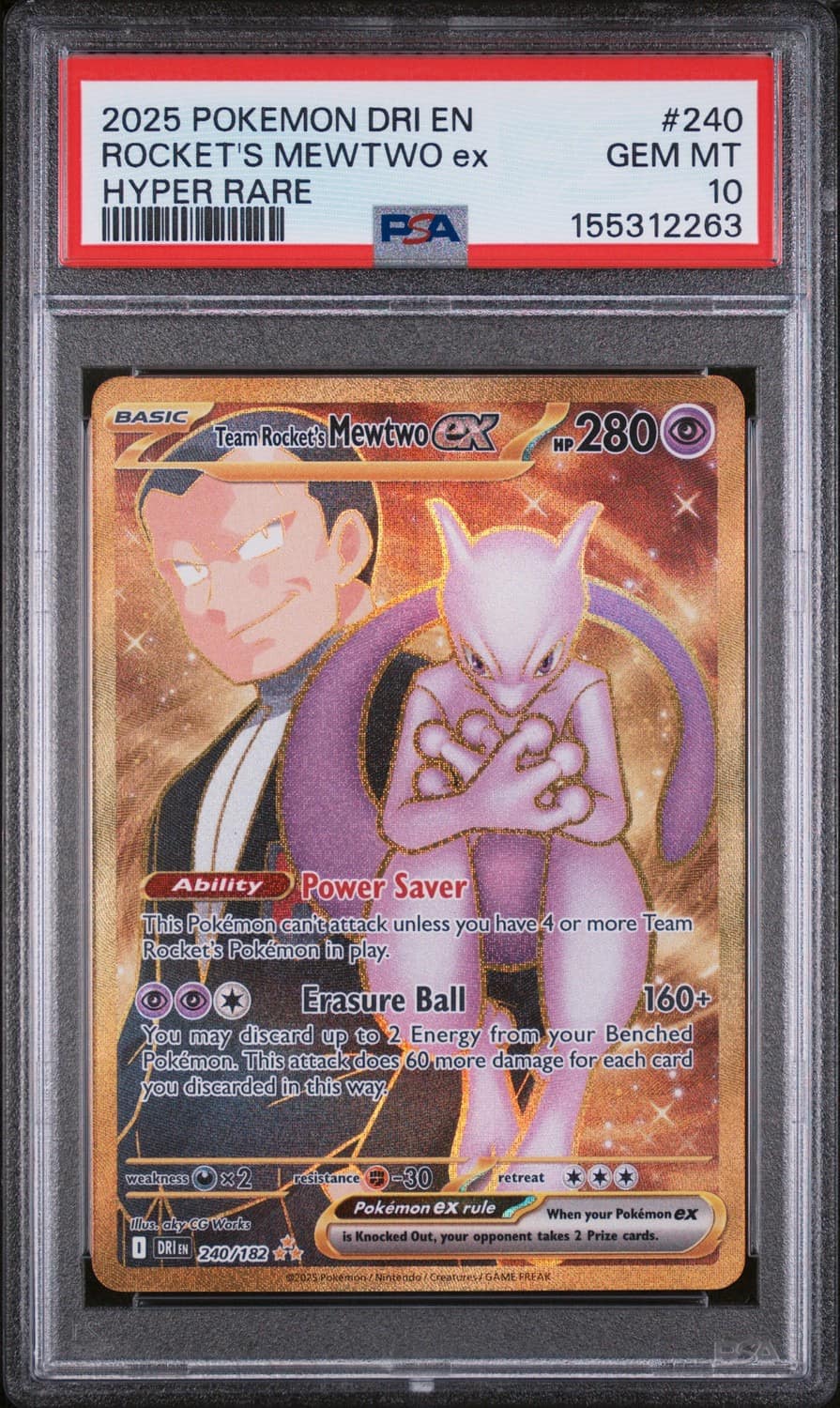 Rocket'S Mewtwo Ex