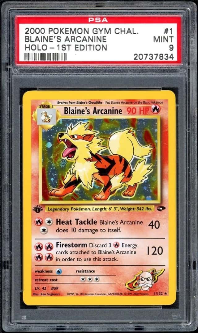 Blaine's Arcanine