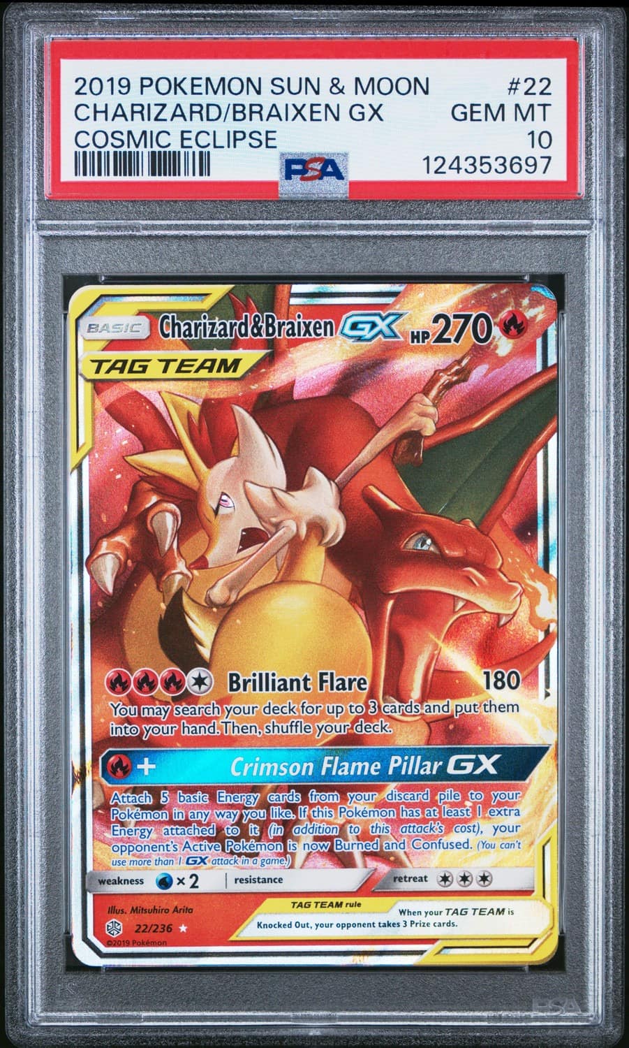 Charizard/braixen Gx
