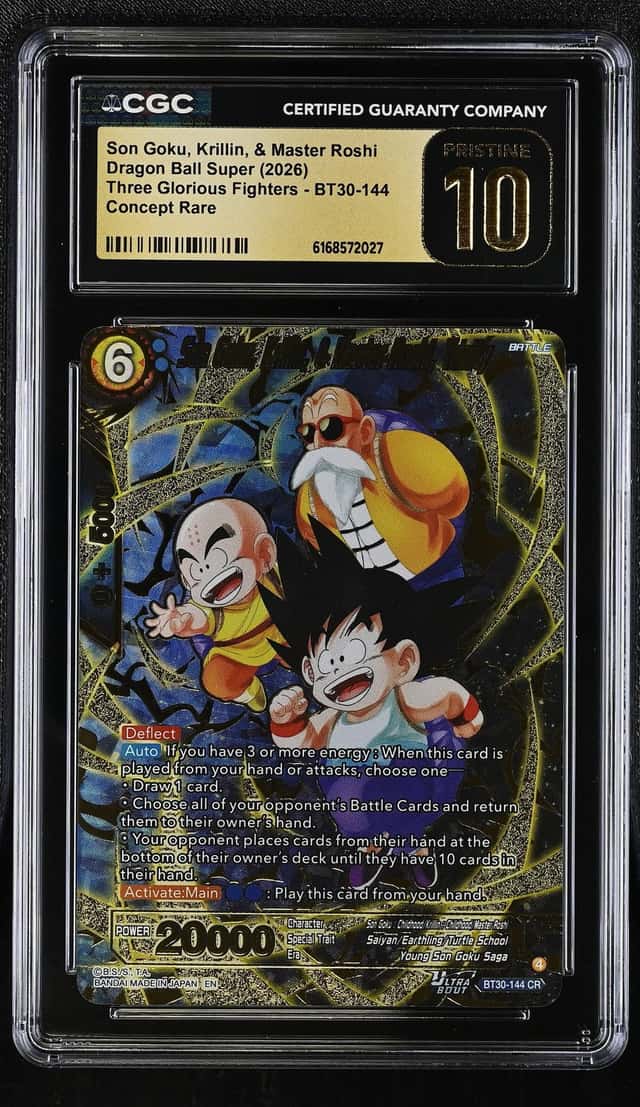 Son Goku, Krillin, & Master Roshi, Trinity CR
