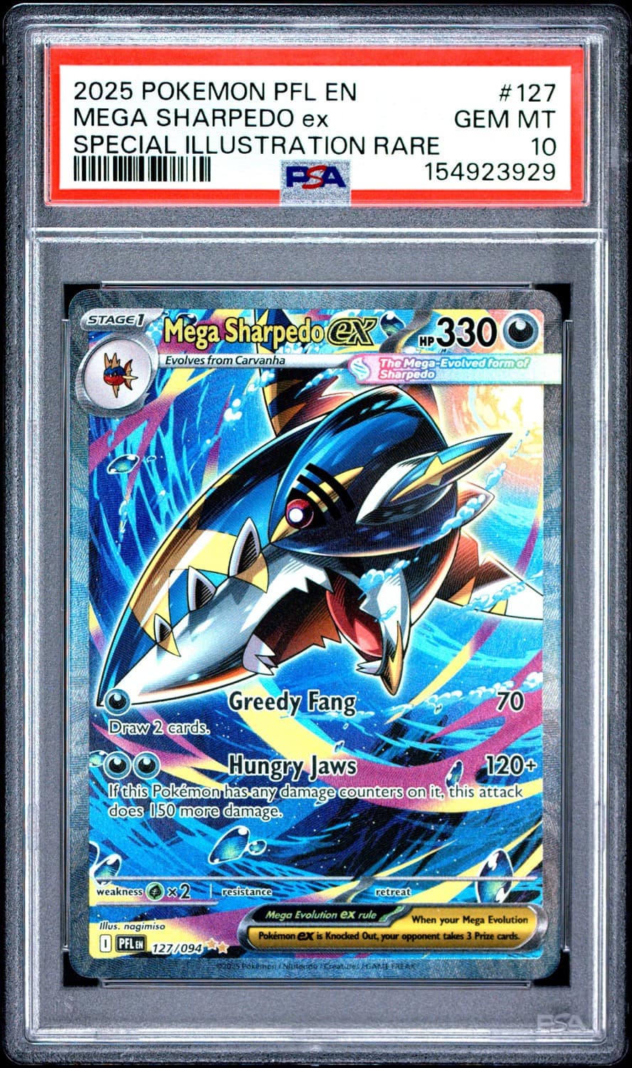 Mega Sharpedo Ex