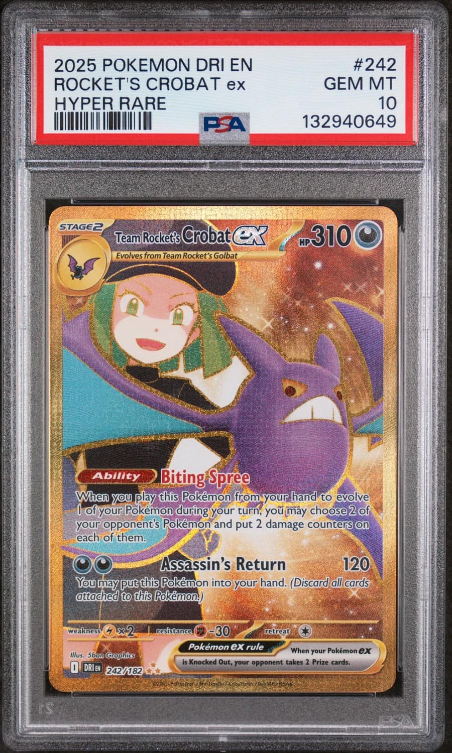Rocket'S Crobat Ex