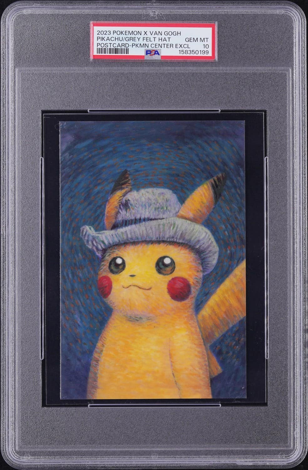 Pikachu/grey Felt Hat
