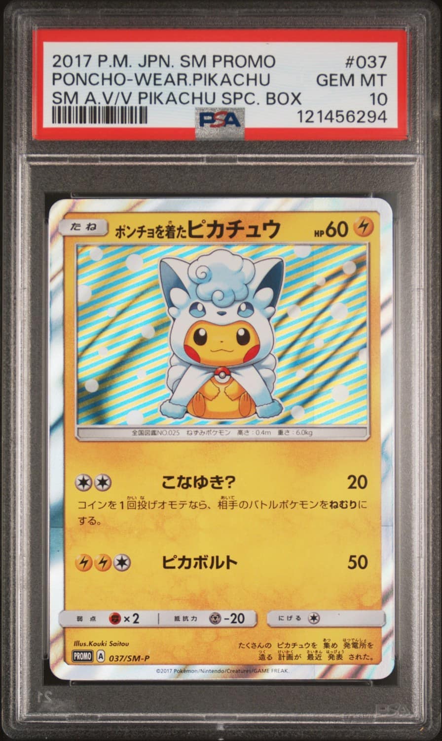 Poncho-Wearing Pikachu