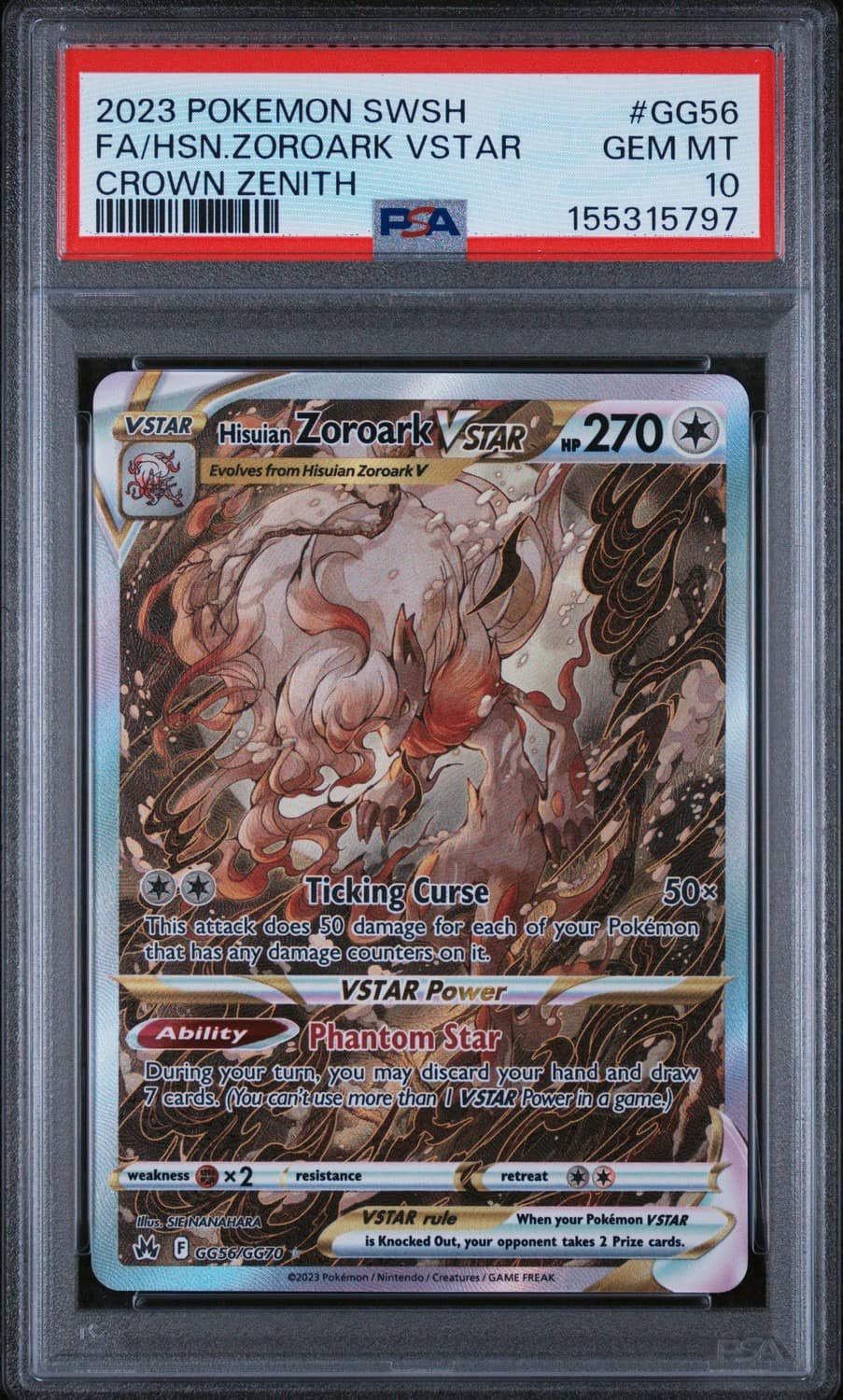 Hisuian Zoroark Vstar
