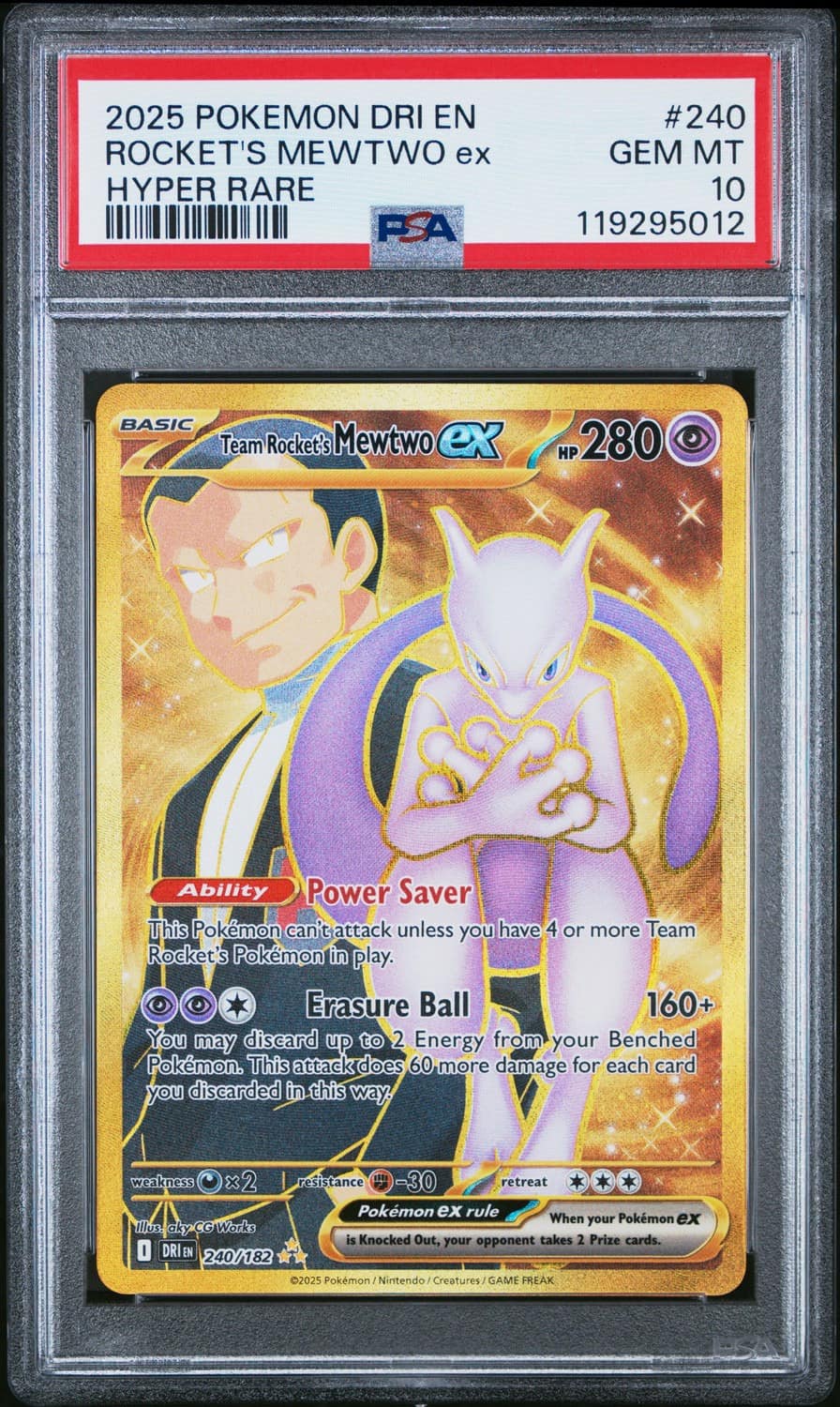 Rocket'S Mewtwo Ex