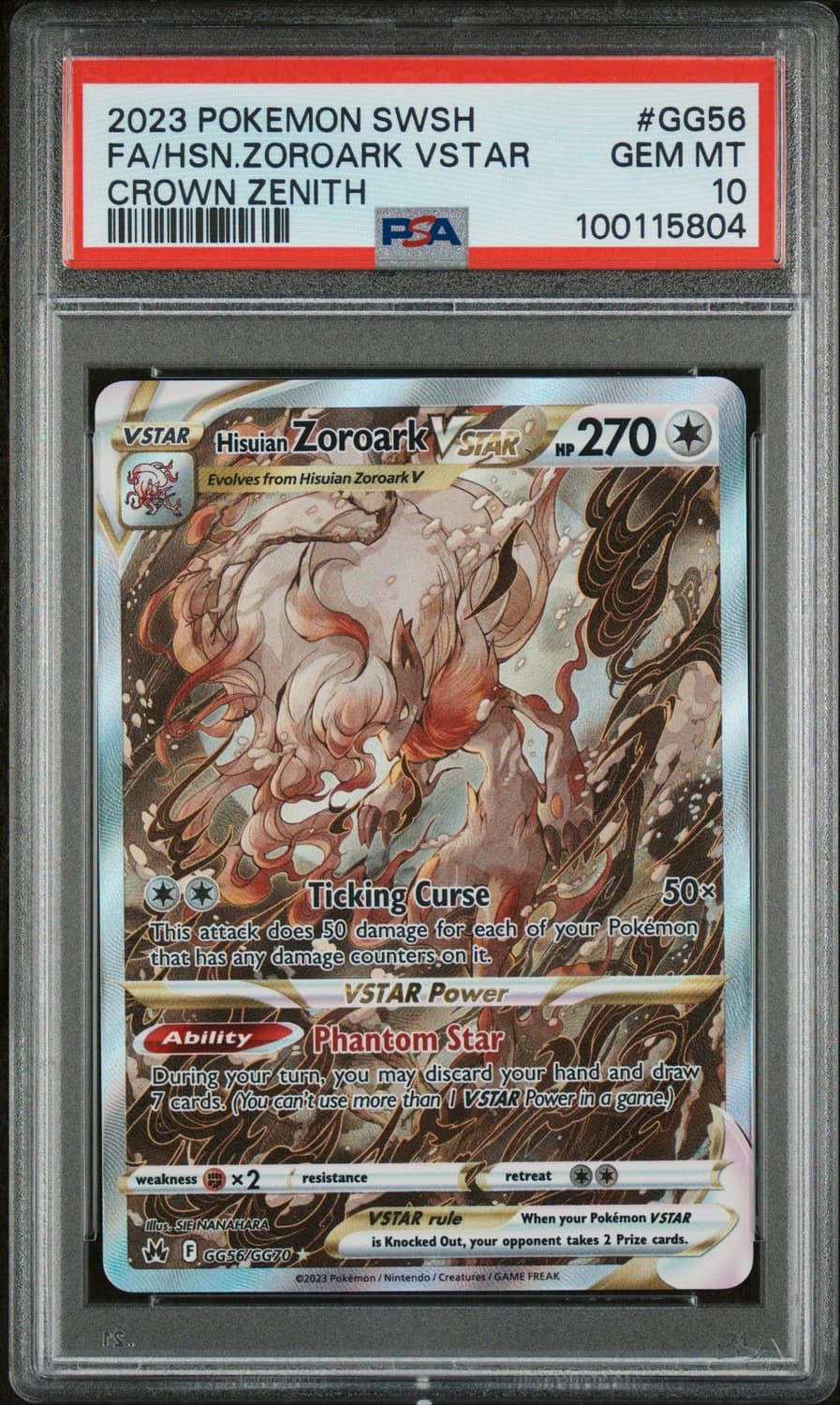 Hisuian Zoroark Vstar