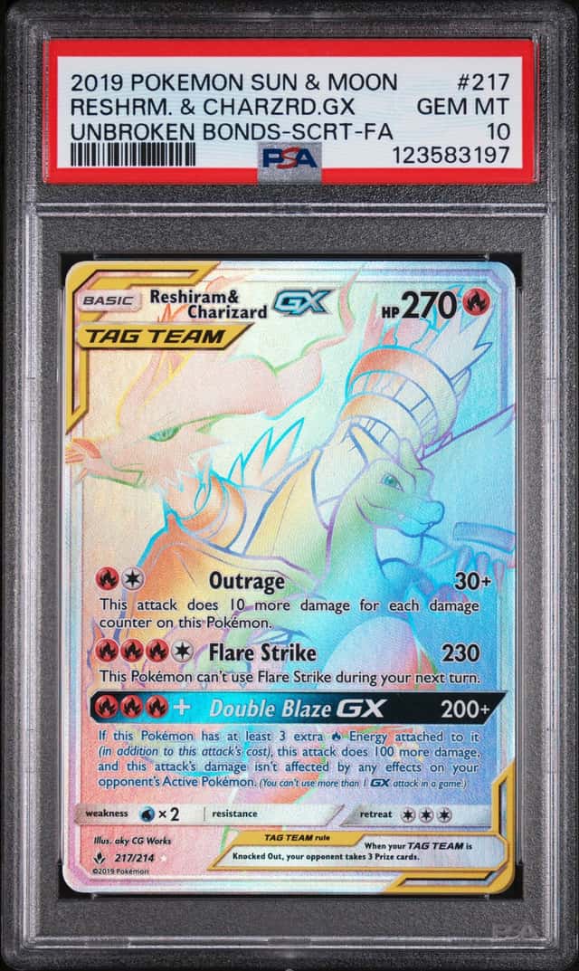 Reshiram & Charizard GX
