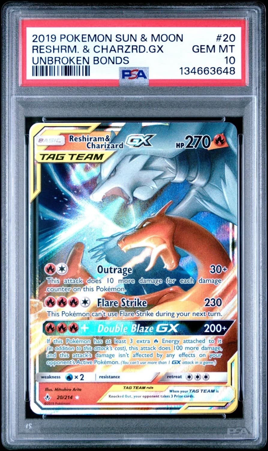 Reshiram & Charizard Gx