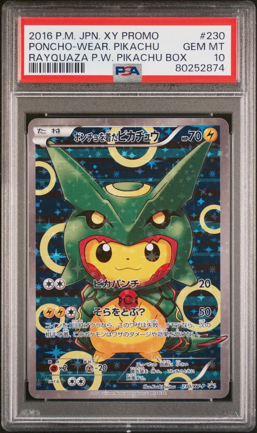 Poncho-Wearing Pikachu