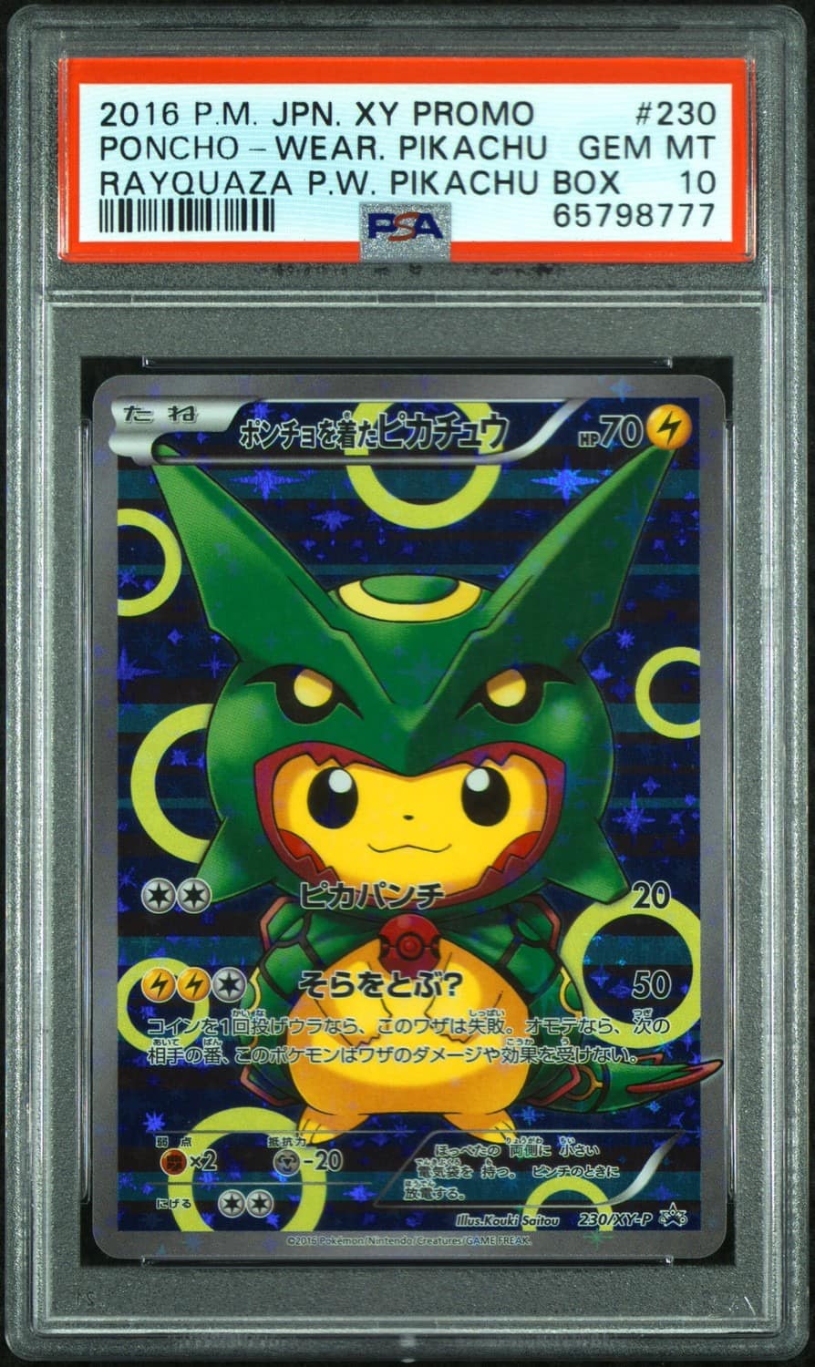 Poncho-Wearing Pikachu