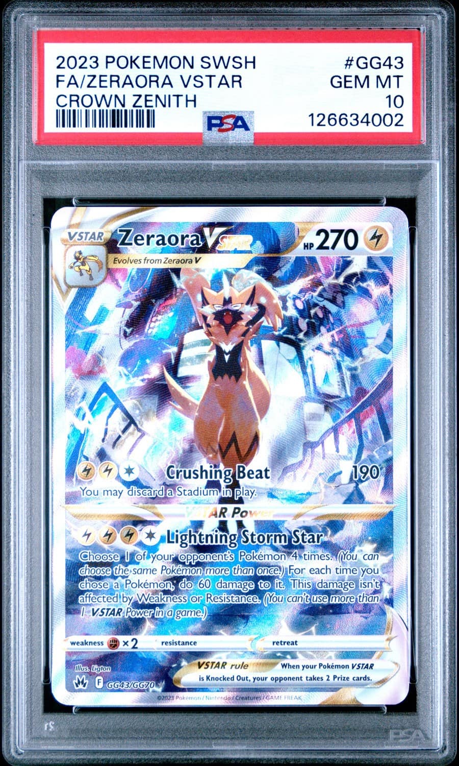 Zeraora Vstar