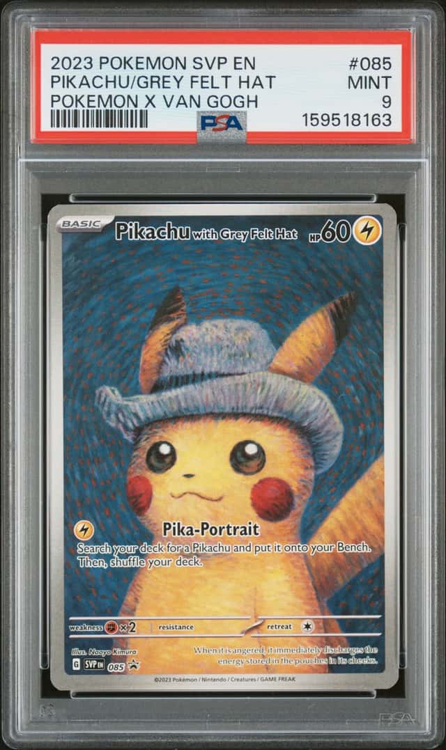Pikachu/Grey Felt Hat