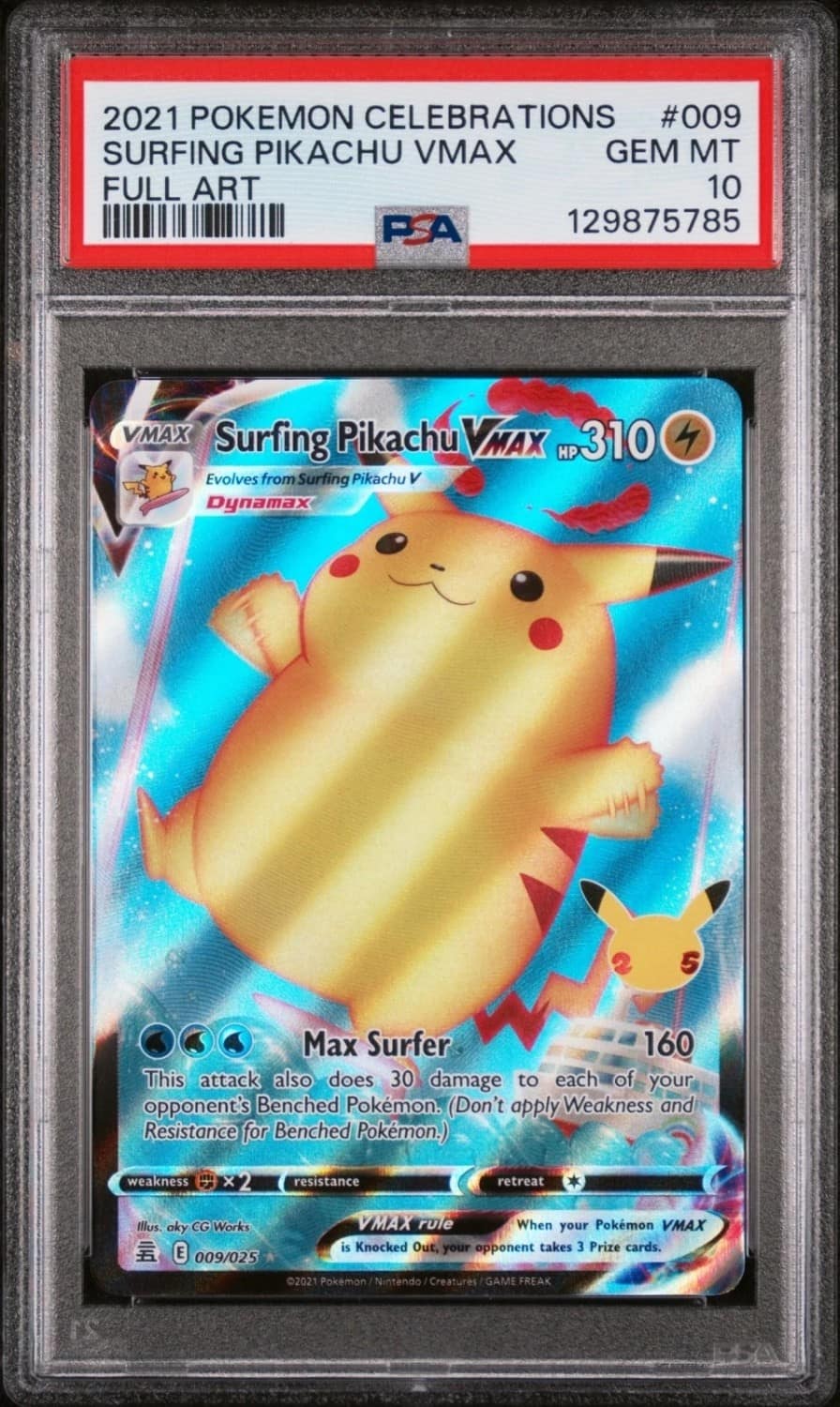 Surfing Pikachu Vmax