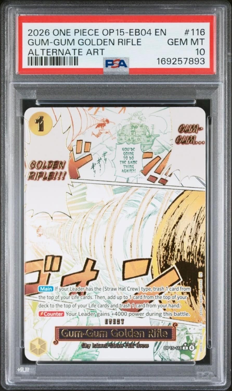 Gum-Gum Golden Rifle