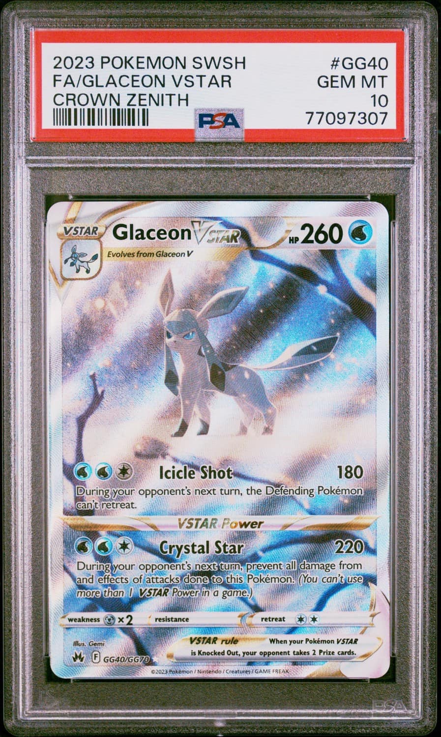 Glaceon Vstar