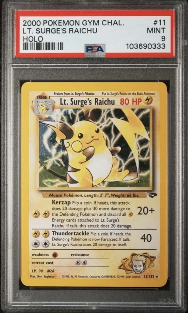 Lt. Surge's Raichu