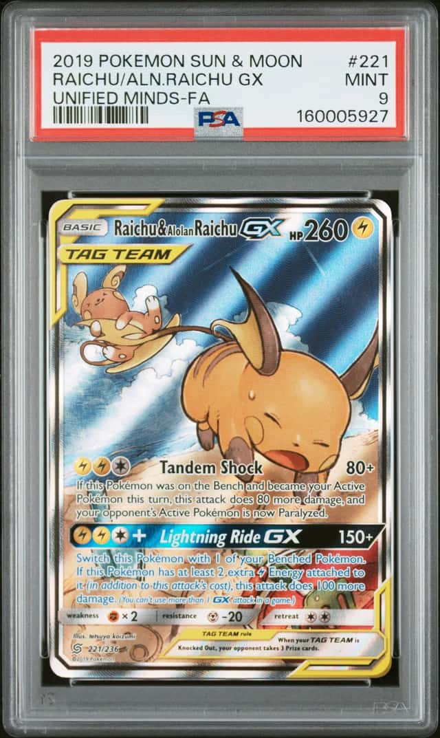 Raichu & Alolan Raichu GX
