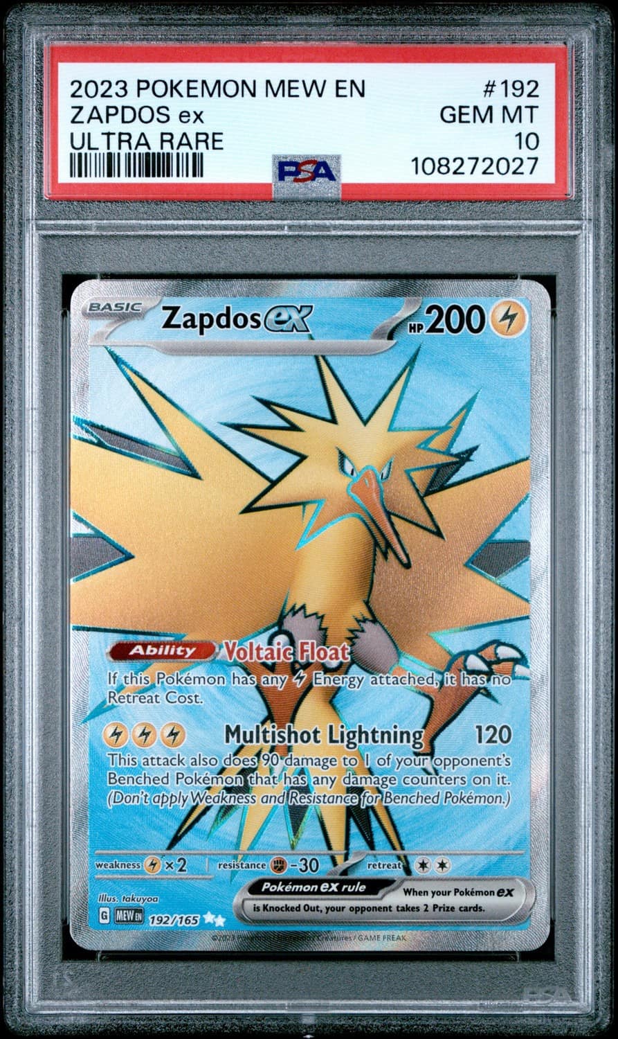 Zapdos Ex