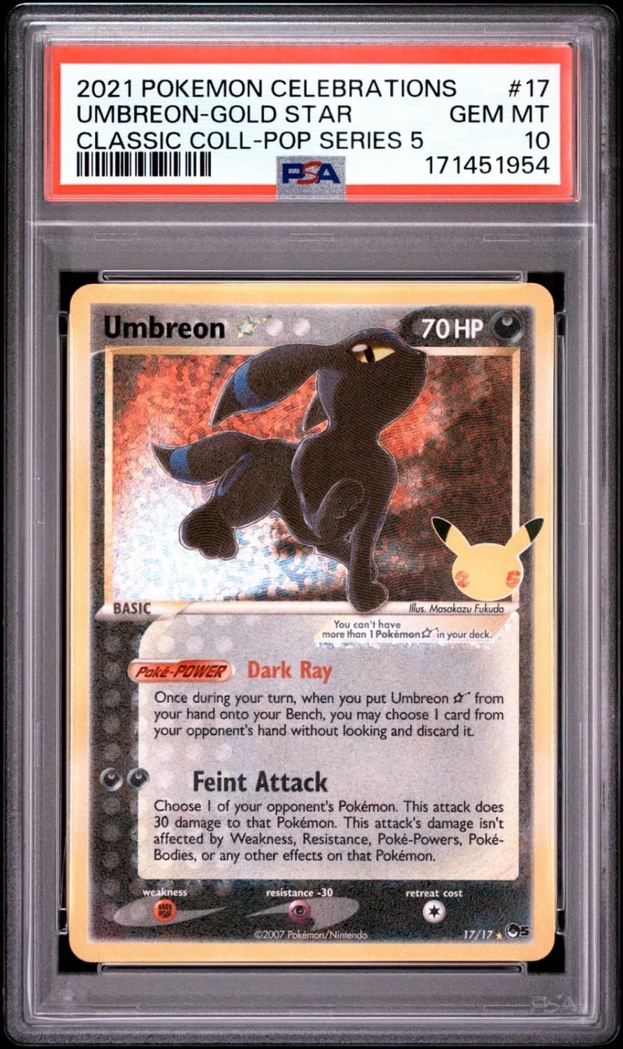 Umbreon-Gold Star