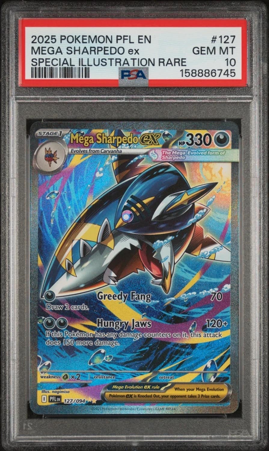 Mega Sharpedo Ex