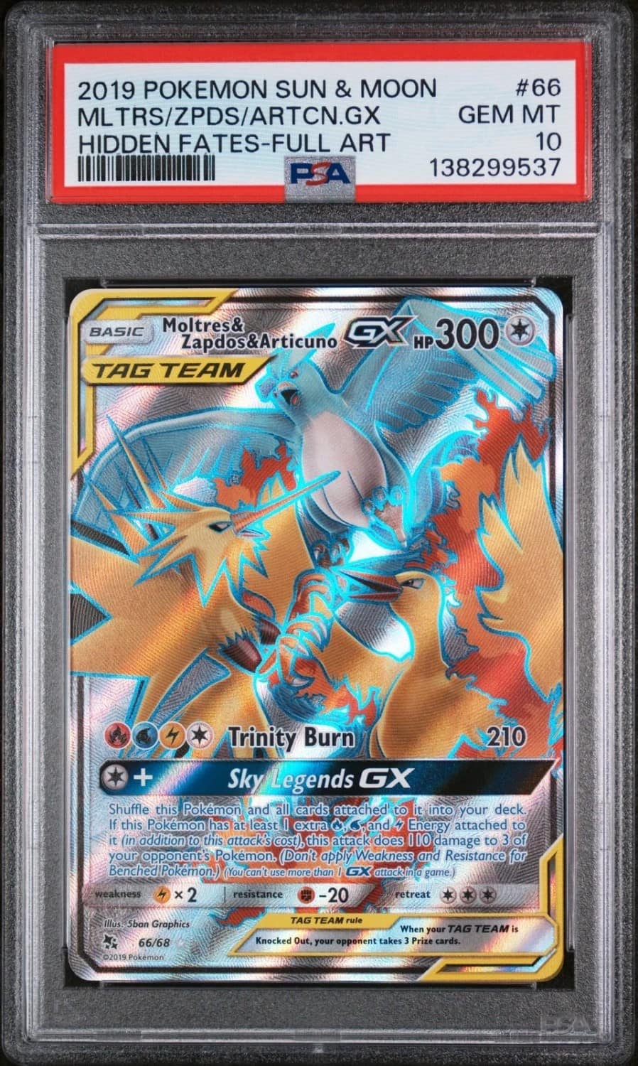 Moltres & Zapdos & Articuno Gx