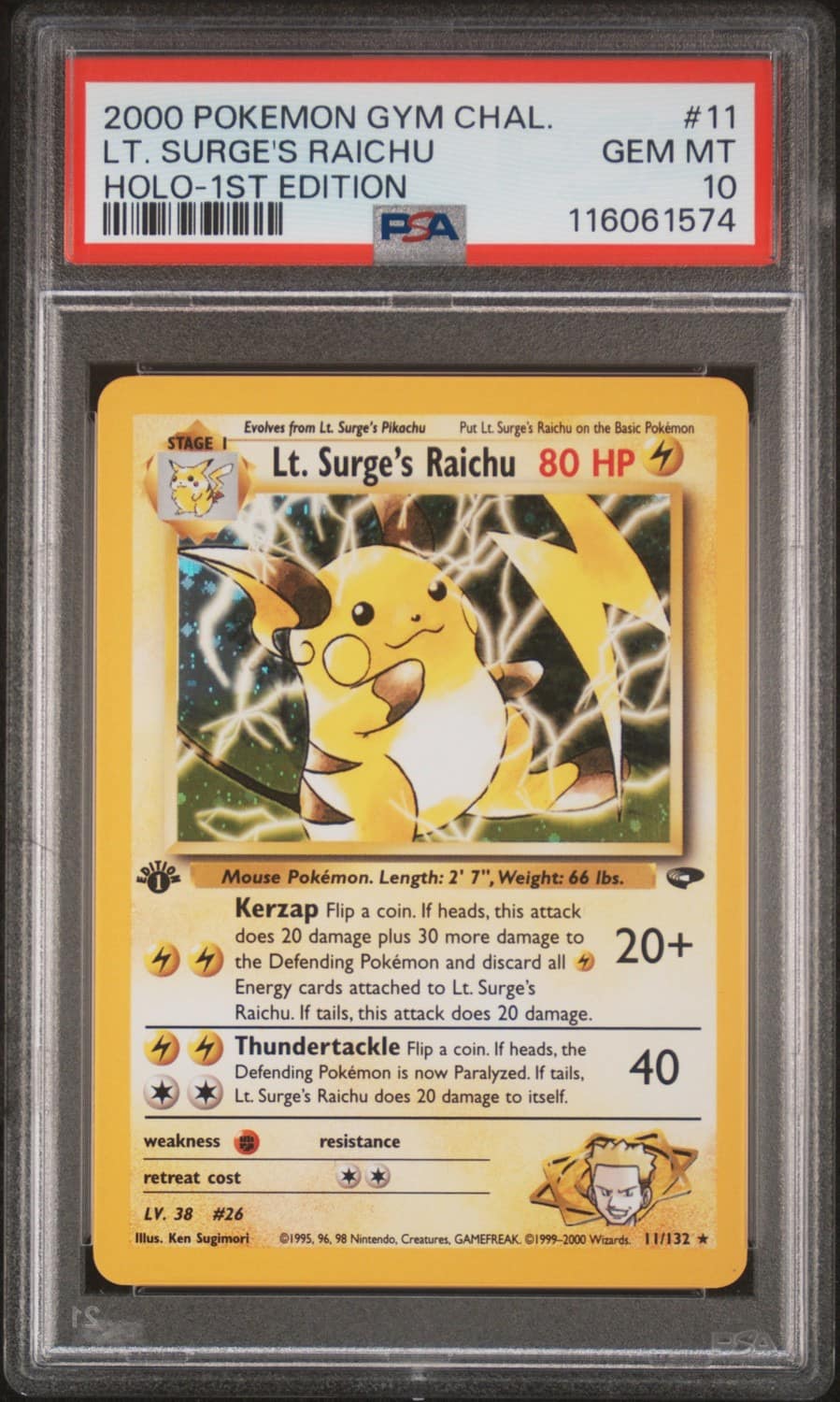 Lt. Surge'S Raichu