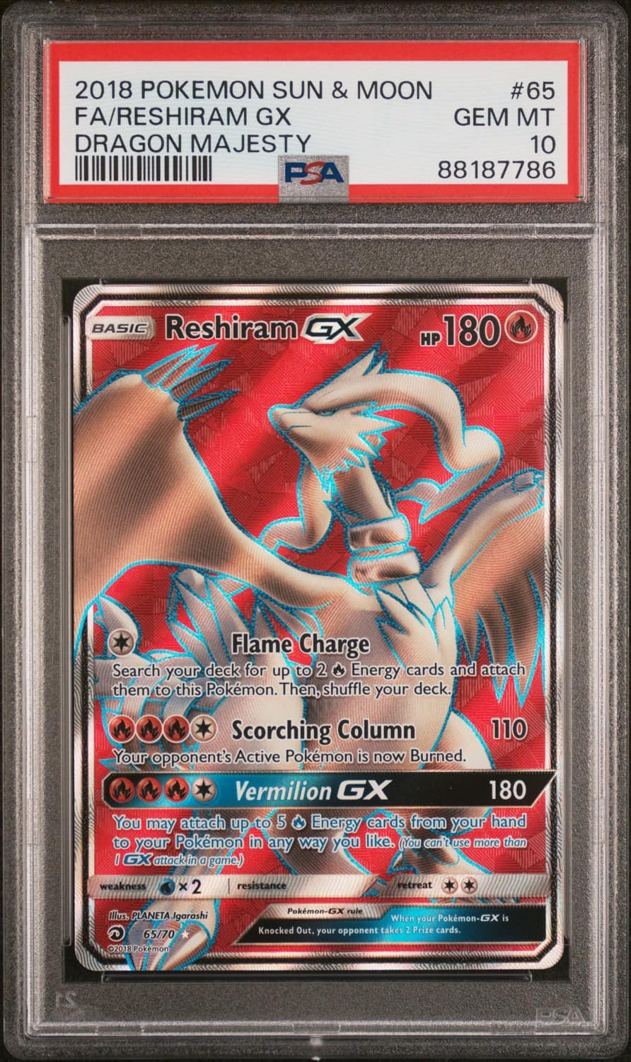 Reshiram Gx