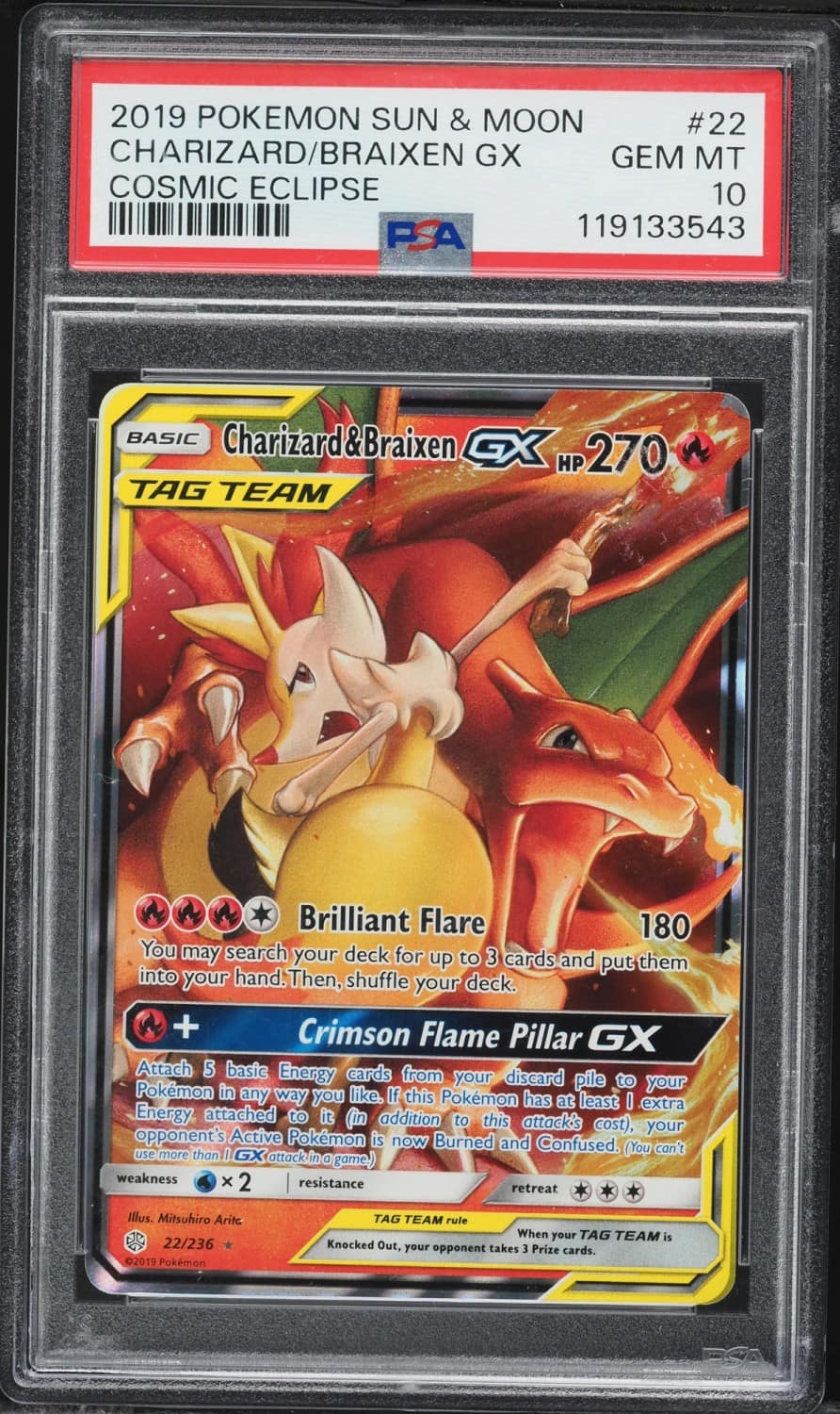 Charizard/braixen Gx