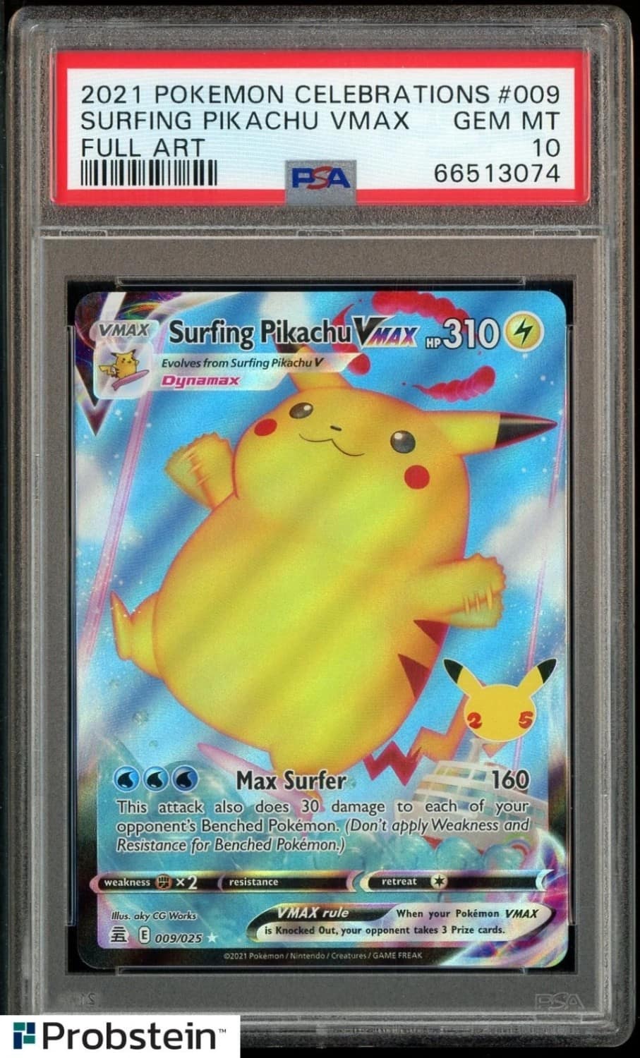 Surfing Pikachu Vmax