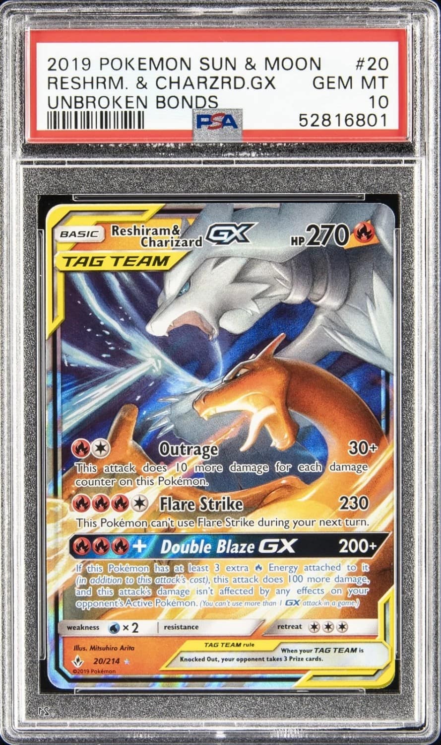 Reshiram & Charizard Gx