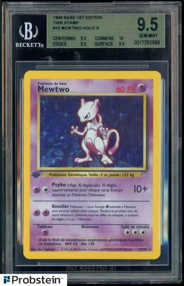 Mewtwo HOLO R/(Thin Stamp)