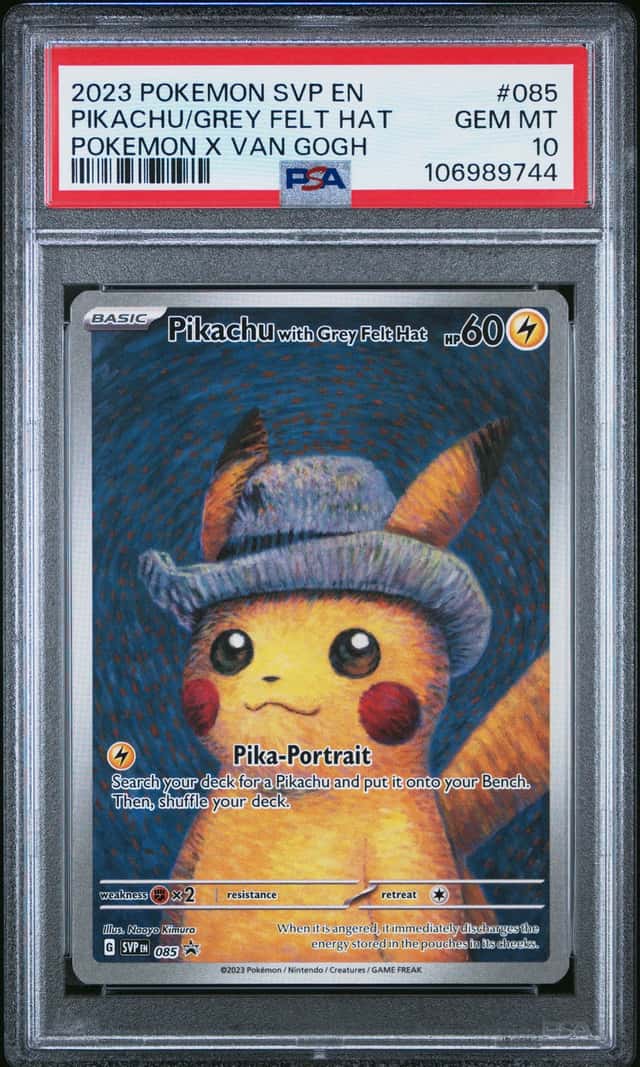 Pikachu/Grey Felt Hat