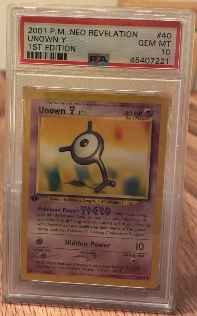 Unown Y