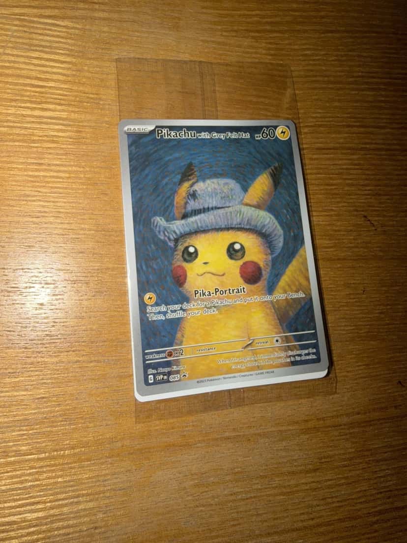 Pikachu With Grey Felt Hat