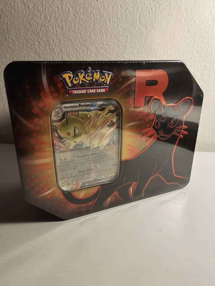 Team Rocket Persian Tin