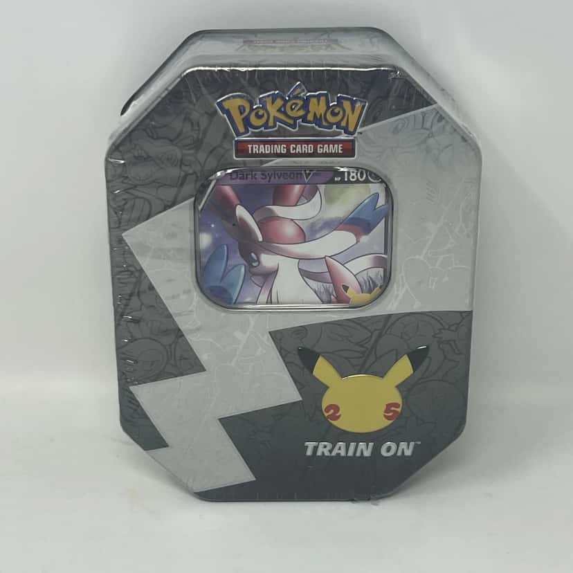 Dark Sylveon V Train On Tin