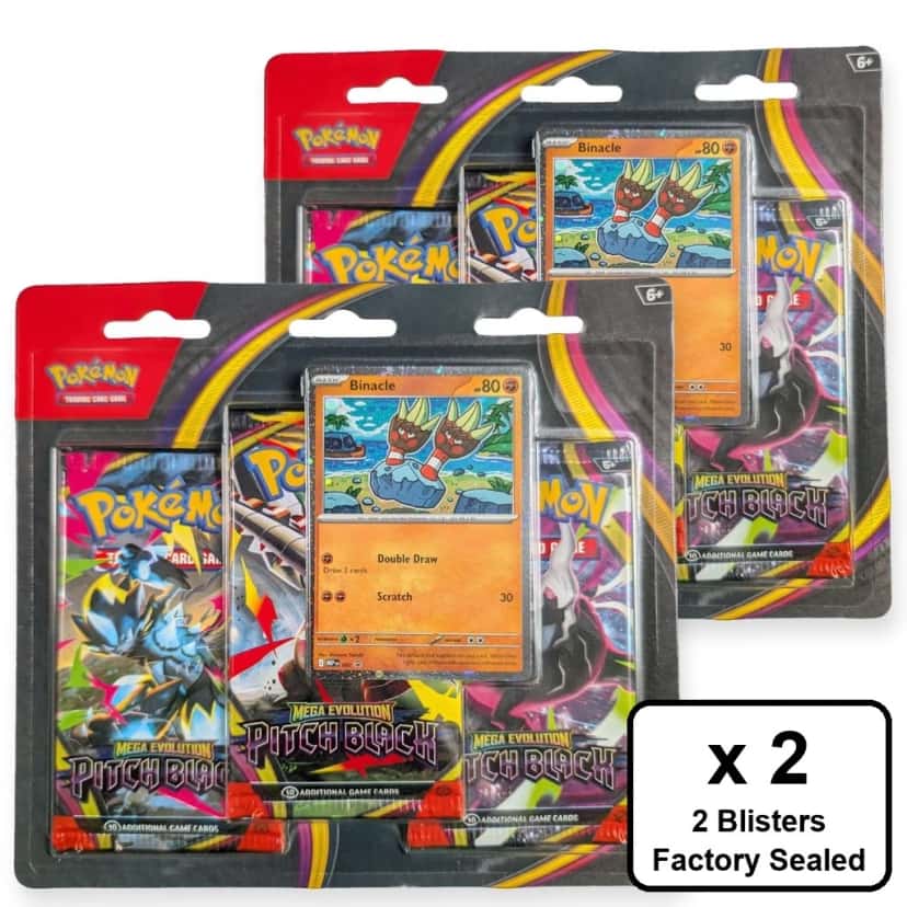 Mega Evolution Pitch Black 3 Pack Blister